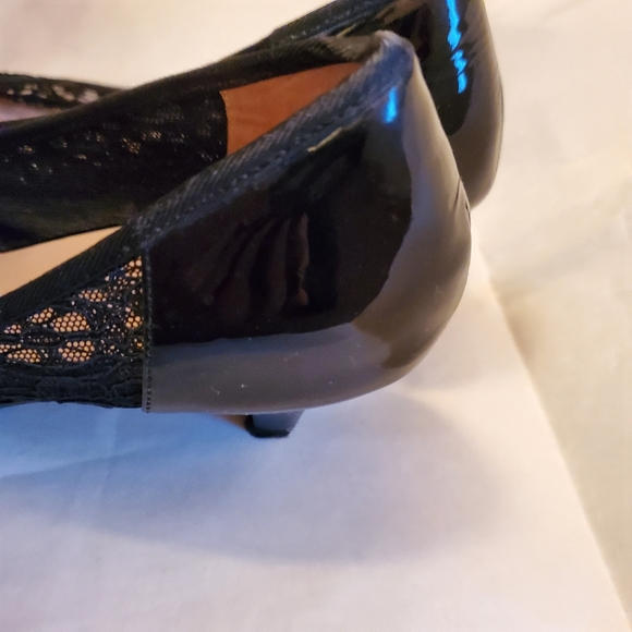 Maud frizon lace leather kitten heels - Picture 6 of 6